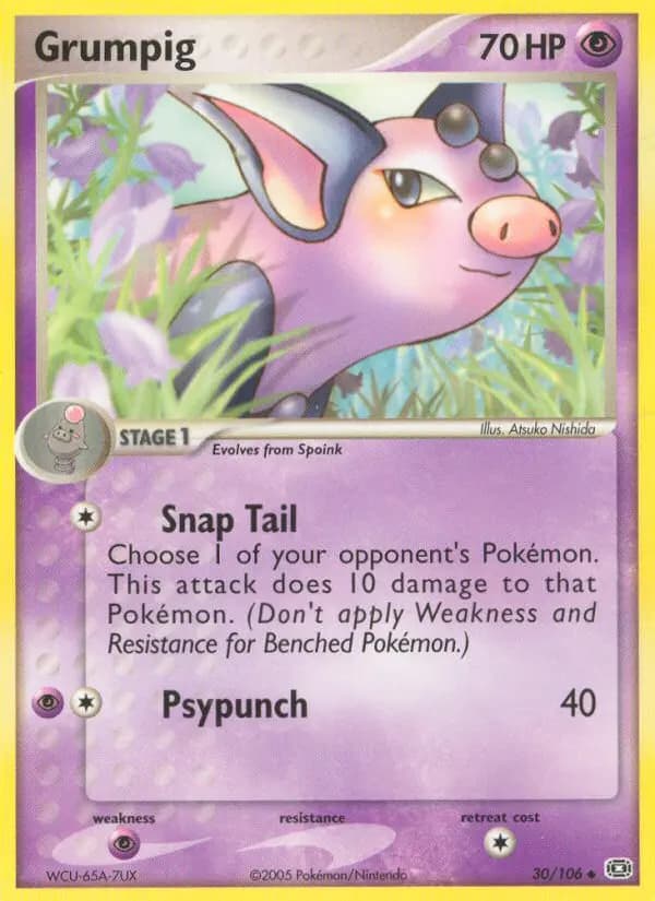 Grumpig — Emerald card #30