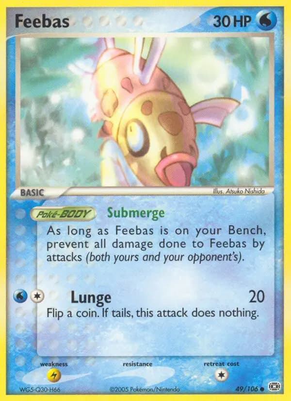 Feebas — Emerald card #49