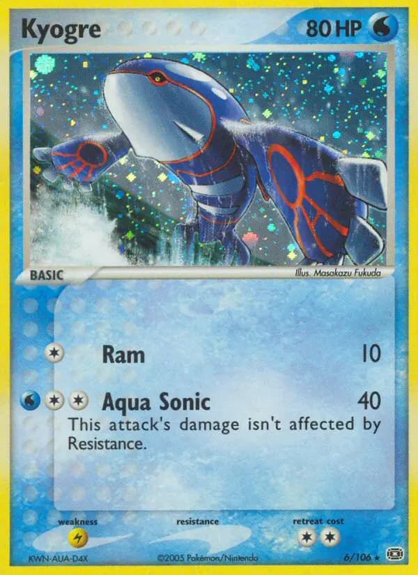 Kyogre — Emerald card #6
