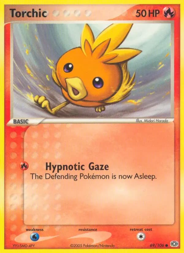 Torchic — Emerald card #69