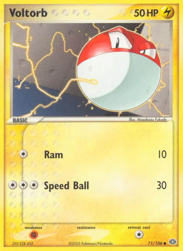 Voltorb — Emerald card #71