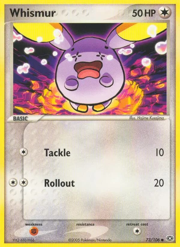 Whismur — Emerald card #73