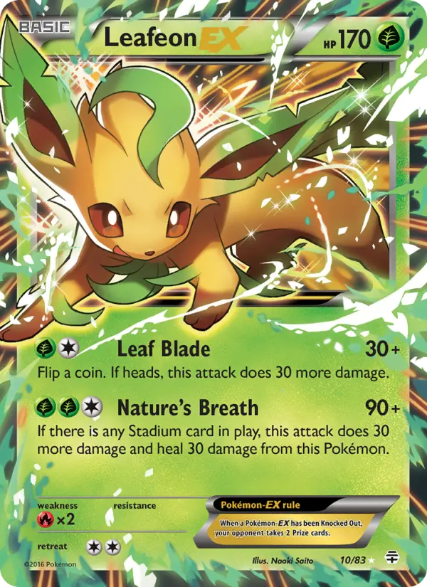 Leafeon EX — Generations card #10