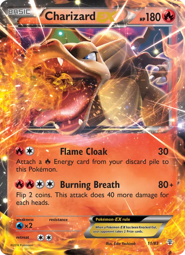 Charizard EX — Generations card #11