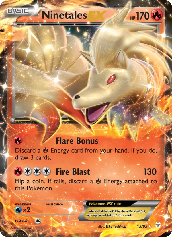 Ninetales EX — Generations card #13