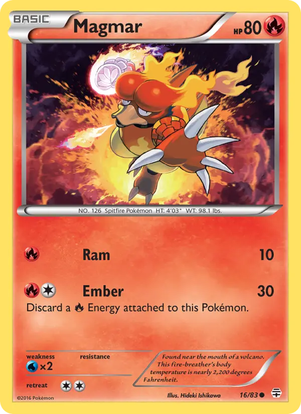 Magmar — Generations card #16