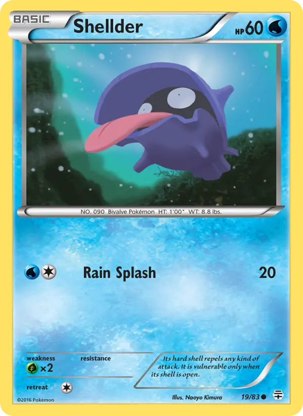 Shellder — Generations card #19