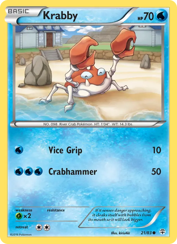 Krabby — Generations card #21