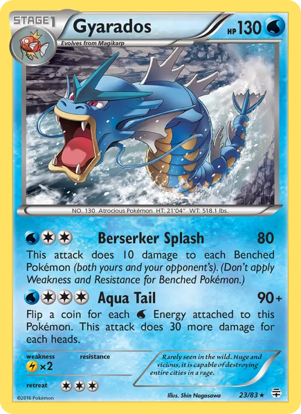 Gyarados — Generations card #23