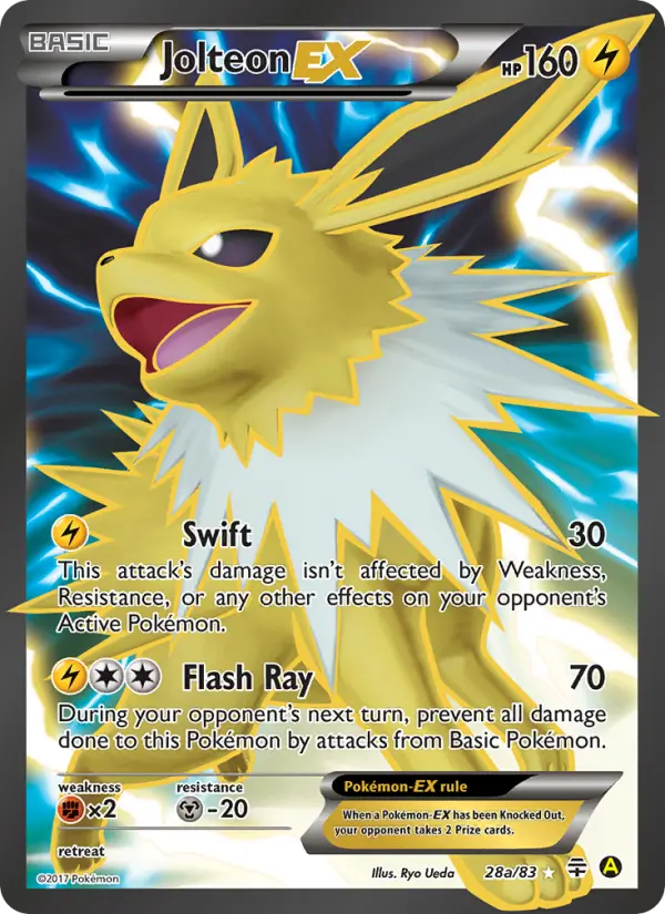 Jolteon EX — Generations card #28