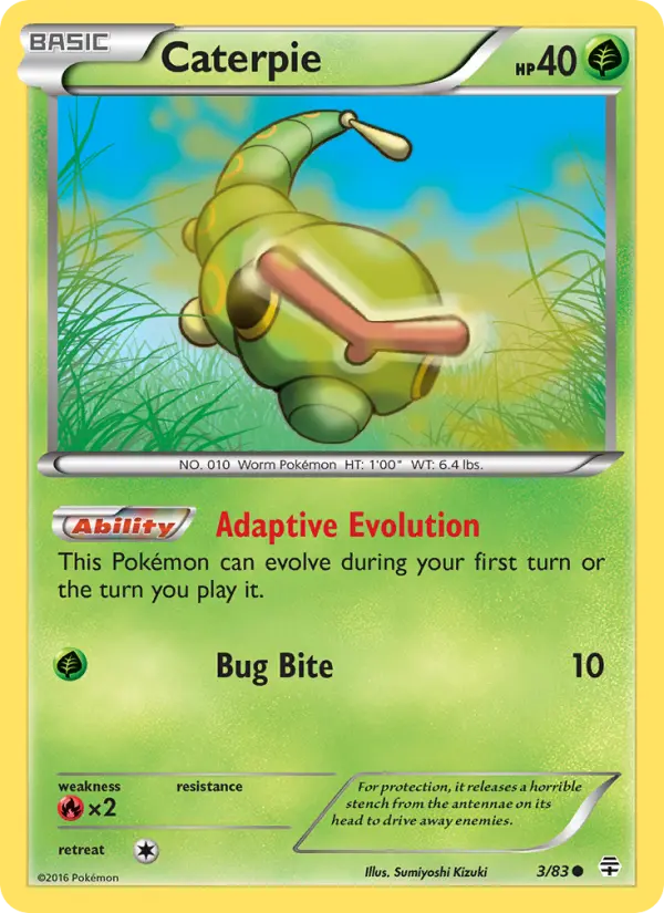 Caterpie — Generations card #3