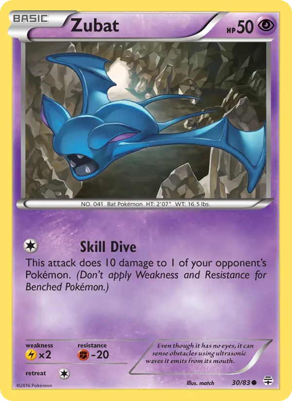Zubat — Generations card #30