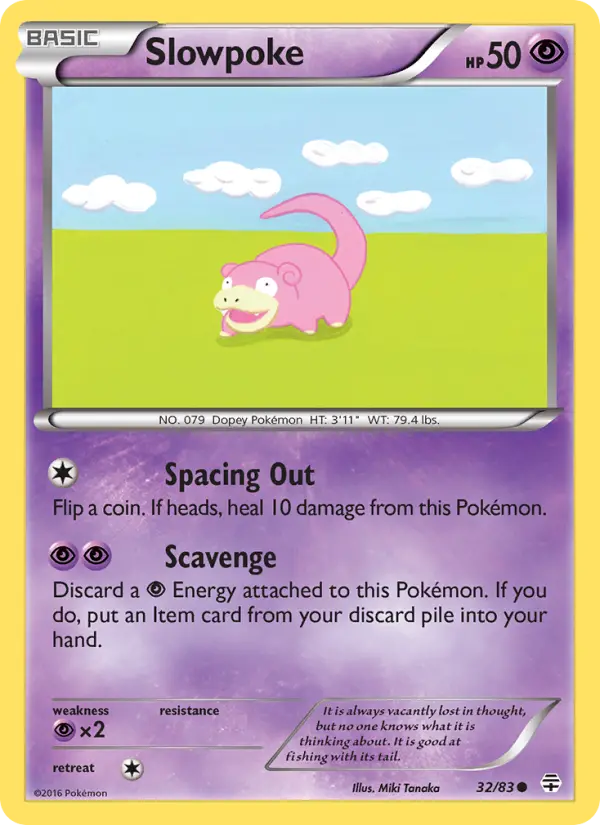 Slowpoke — Generations card #32