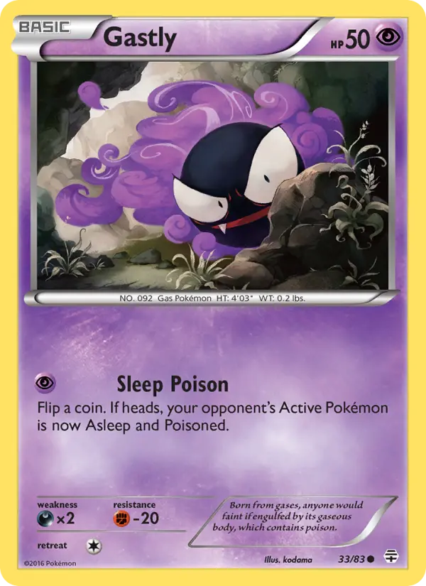 Gastly — Generations card #33