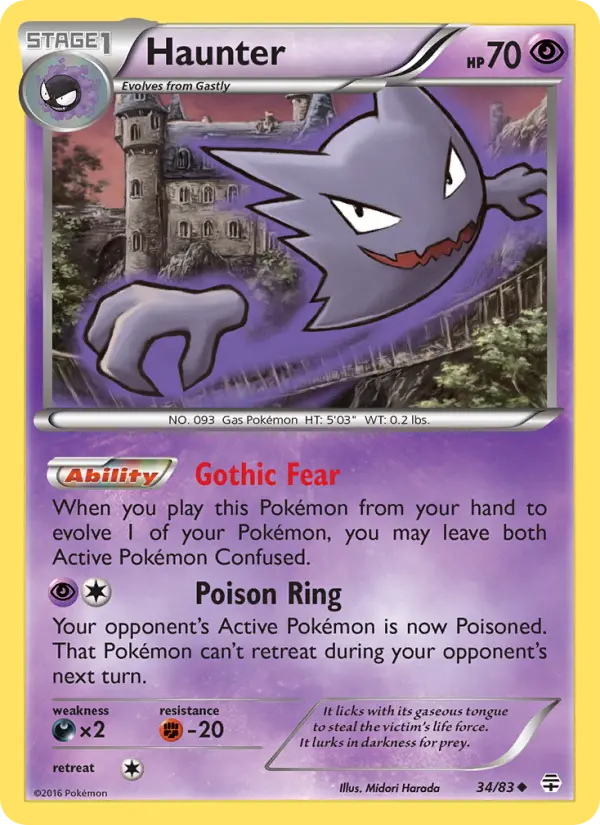 Haunter — Generations card #34