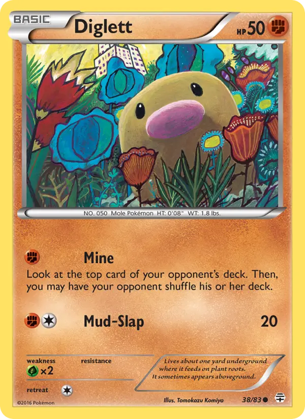 Diglett — Generations card #38