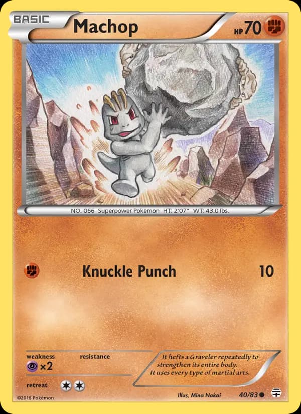 Machop — Generations card #40
