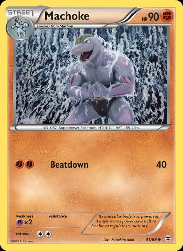 Machoke — Generations card #41