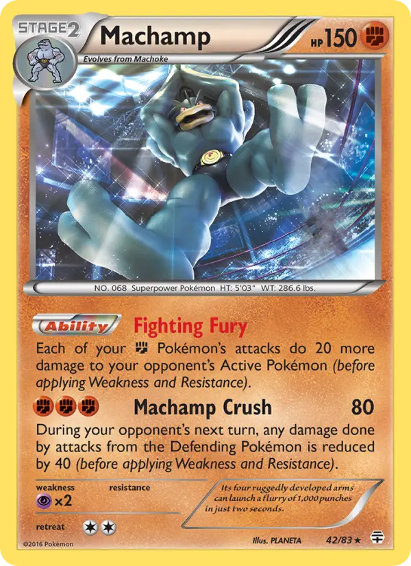 Machamp — Generations card #42