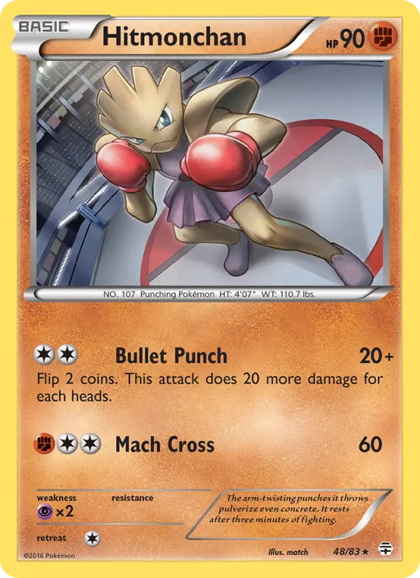 Hitmonchan — Generations card #48
