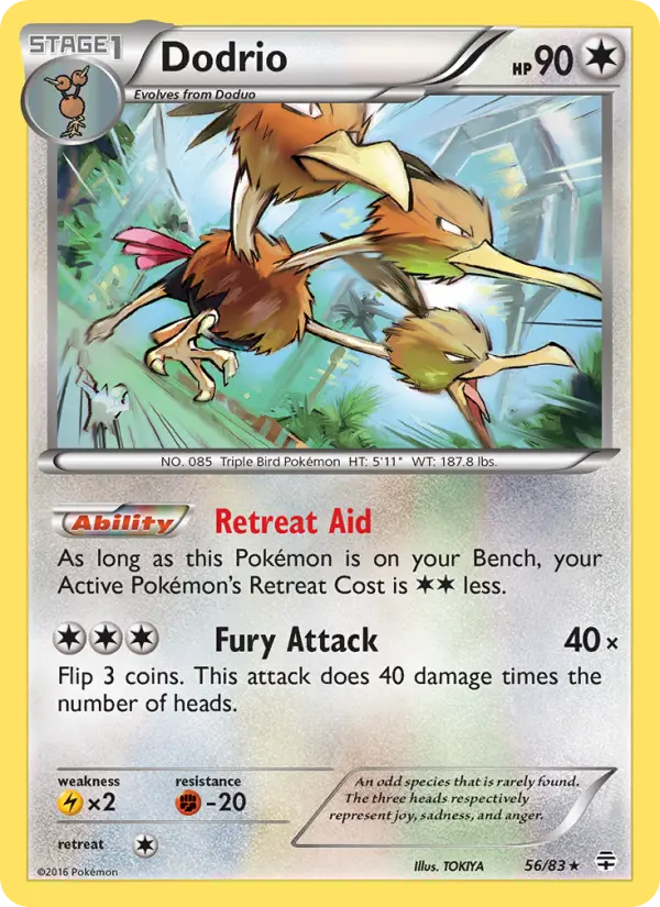 Dodrio — Generations card #56