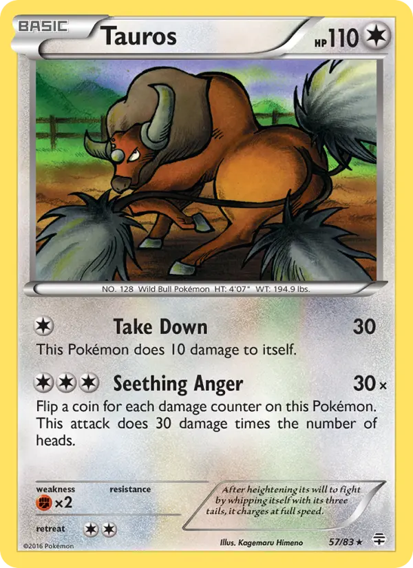 Tauros — Generations card #57