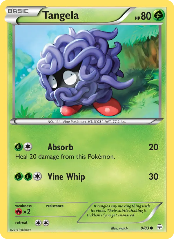 Tangela — Generations card #8