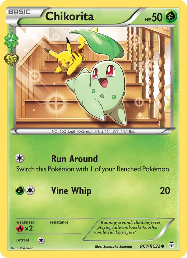 Chikorita — Generations card #RC1