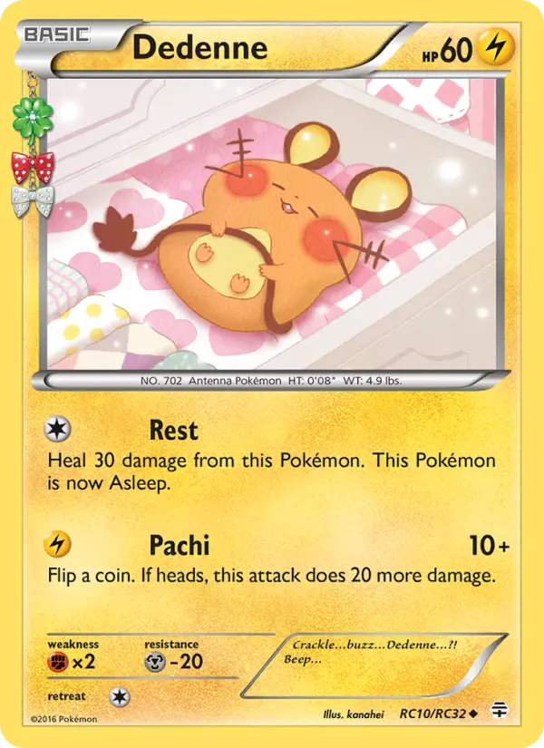 Dedenne — Generations card #RC10