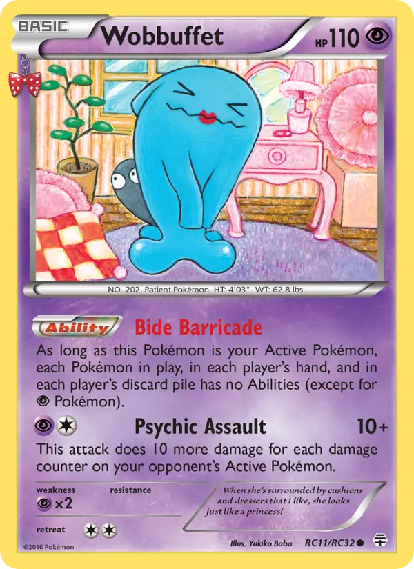 Wobbuffet — Generations card #RC11