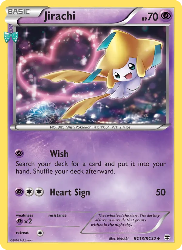 Jirachi — Generations card #RC13
