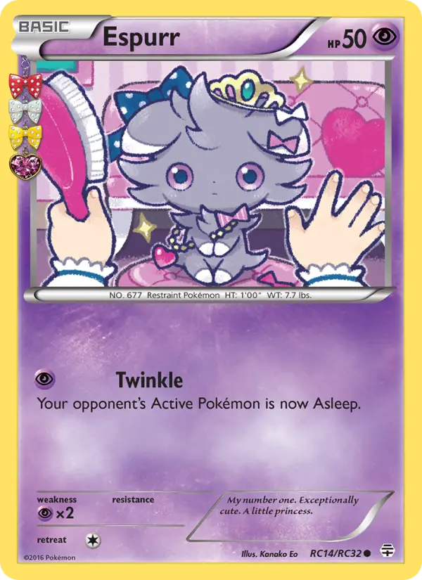 Espurr — Generations card #RC14