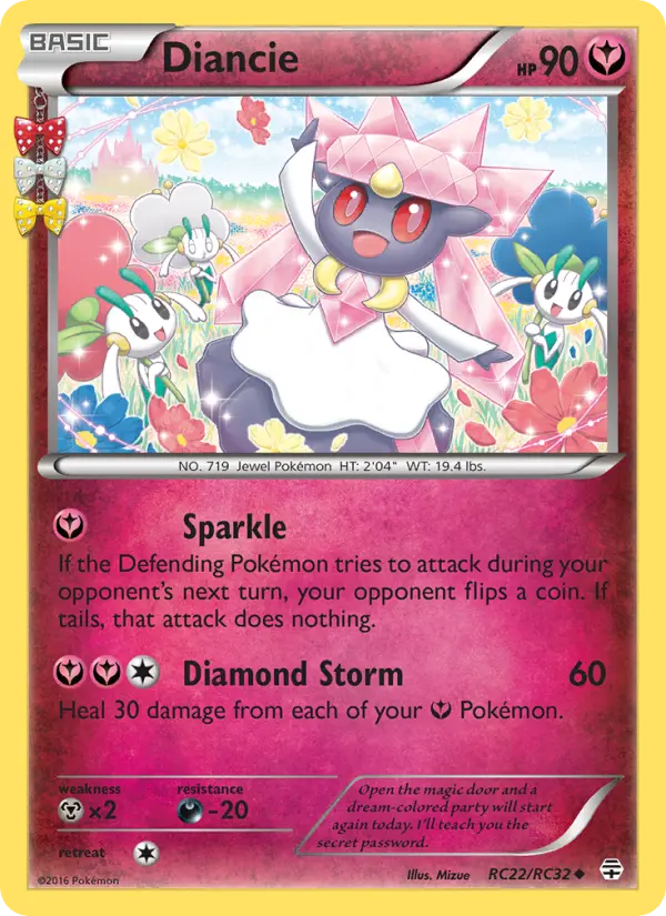 Diancie — Generations card #RC22