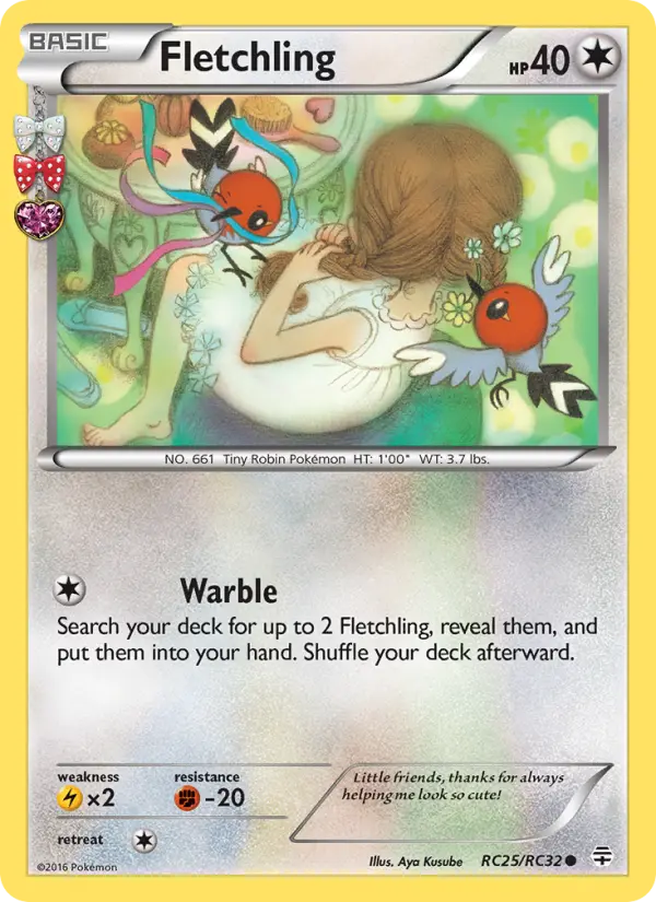 Fletchling — Generations card #RC25