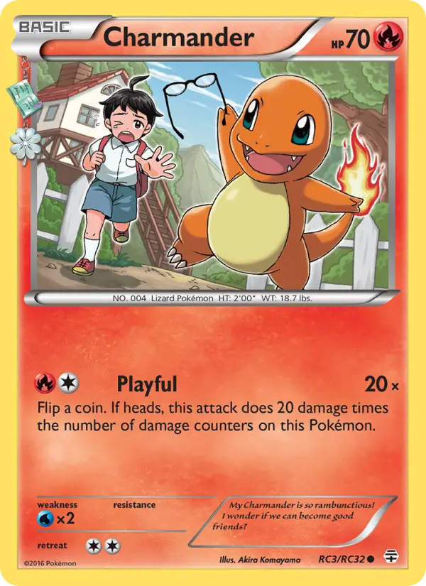 Charmander — Generations card #RC3