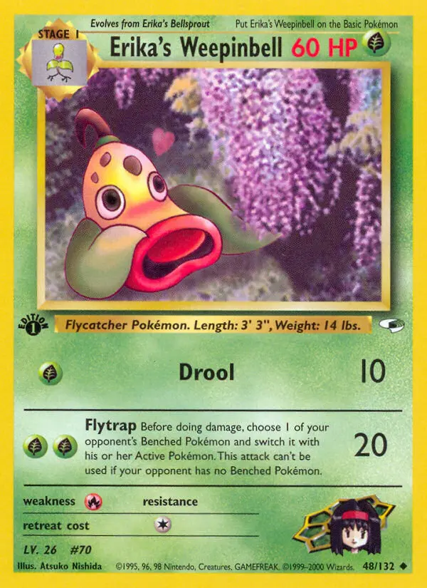 Erika's Weepinbell — Gym Heroes card #48