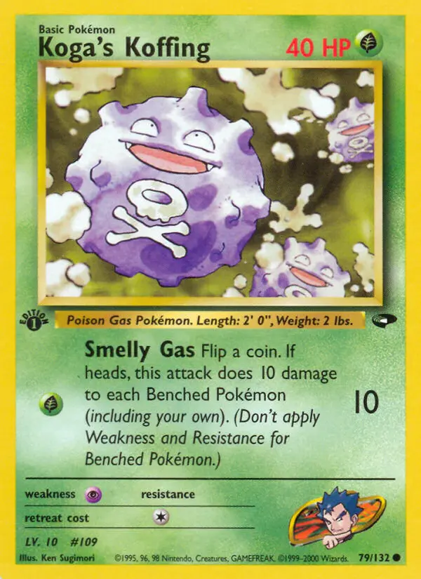 Koga's Koffing — Gym Challenge card #79