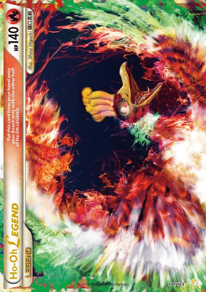 Ho-Oh LEGEND — HeartGold SoulSilver card #111