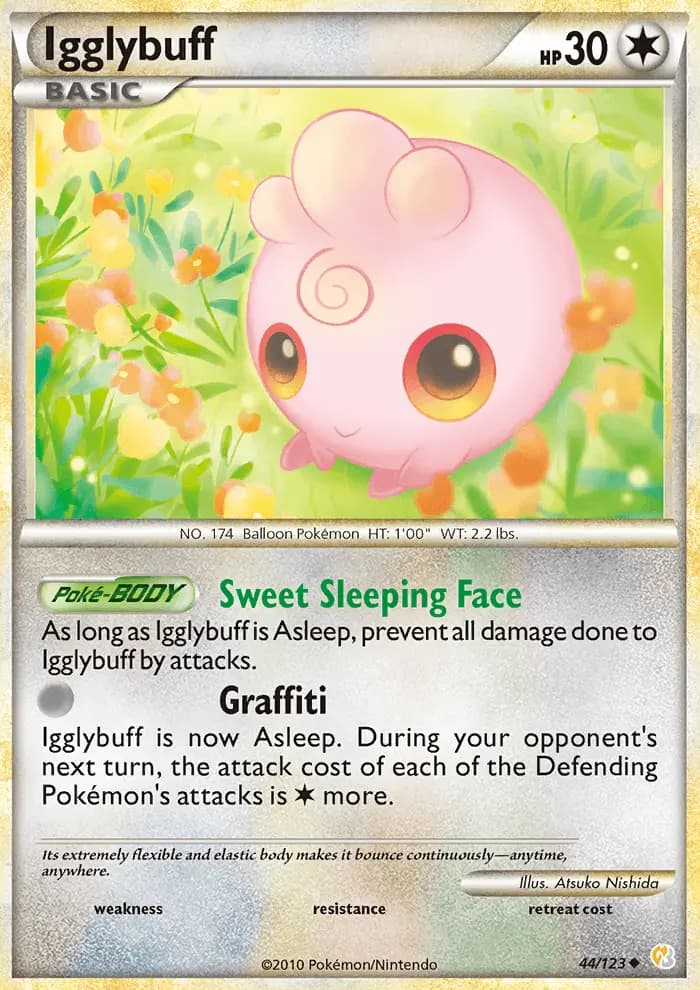 Igglybuff — HeartGold SoulSilver card #44