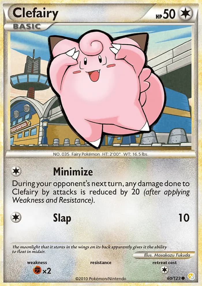 Clefairy — HeartGold SoulSilver card #60