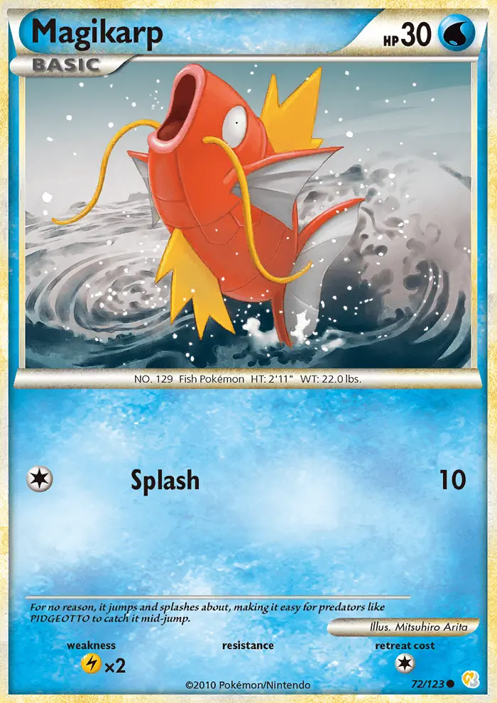 Magikarp — HeartGold SoulSilver card #72