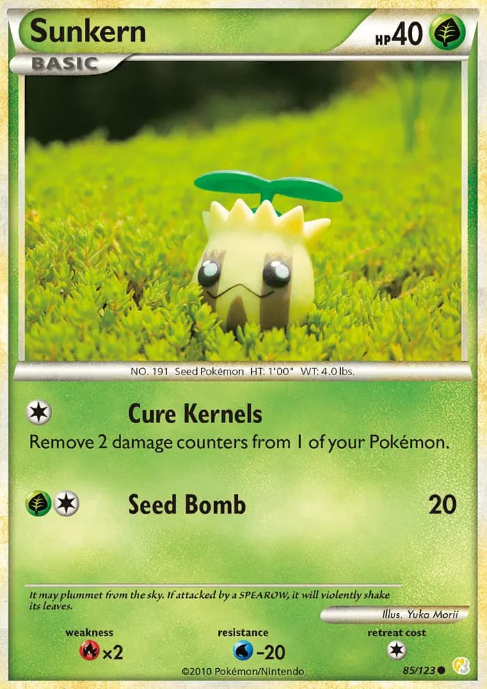 Sunkern — HeartGold SoulSilver card #85
