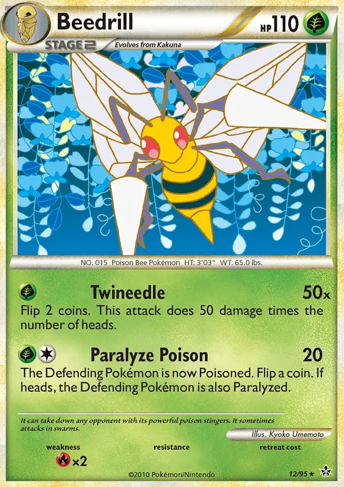Beedrill — Unleashed card #12