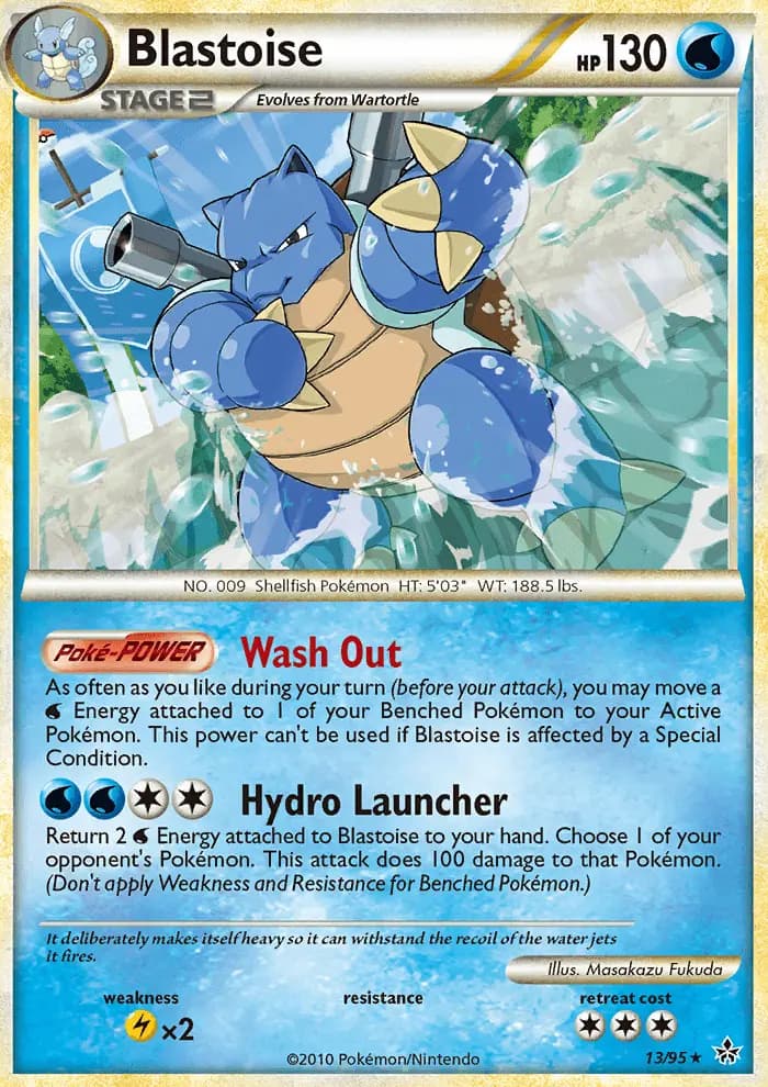 Blastoise — Unleashed card #13