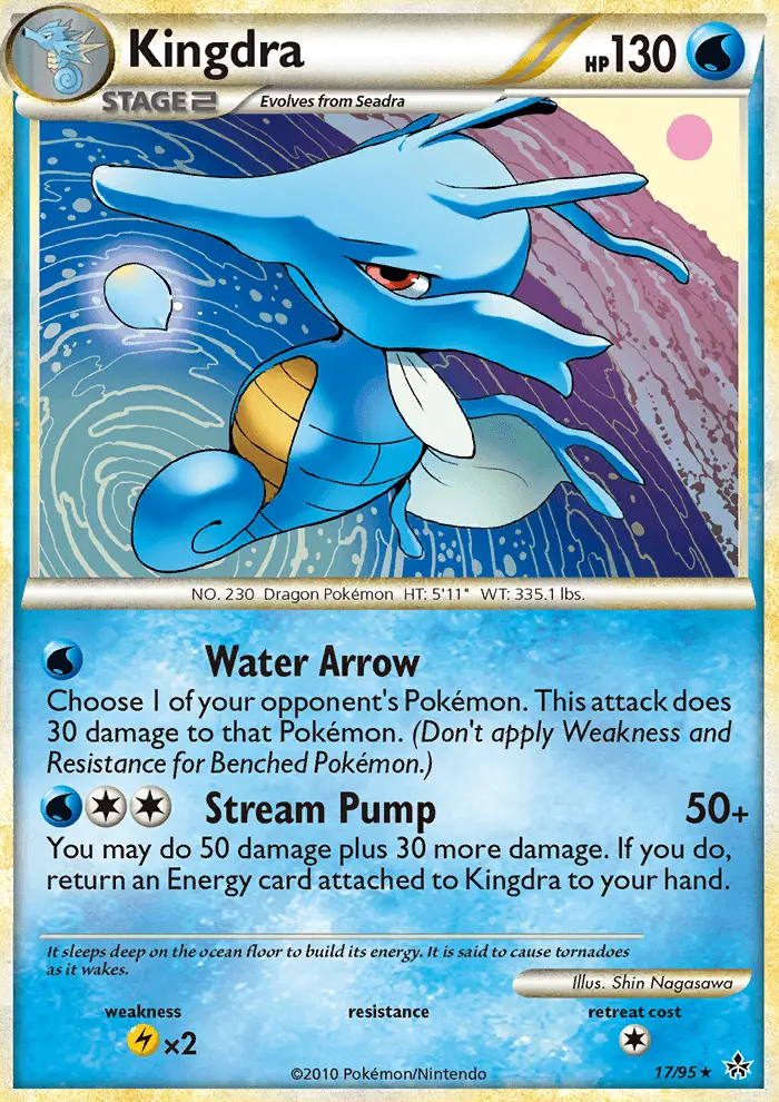 Kingdra — Unleashed card #17
