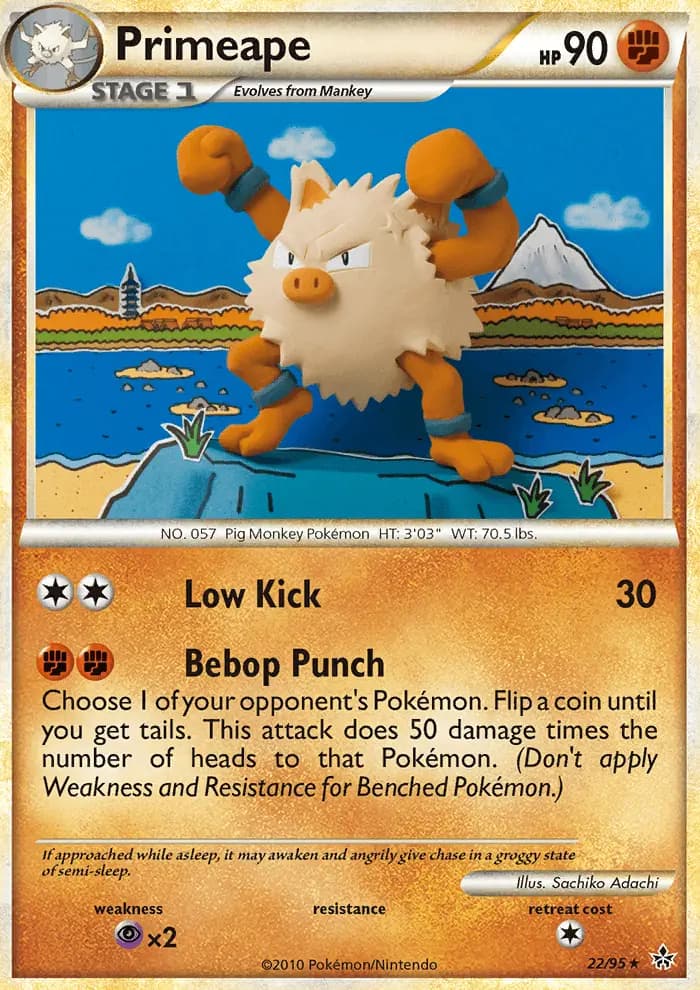 Primeape — Unleashed card #22
