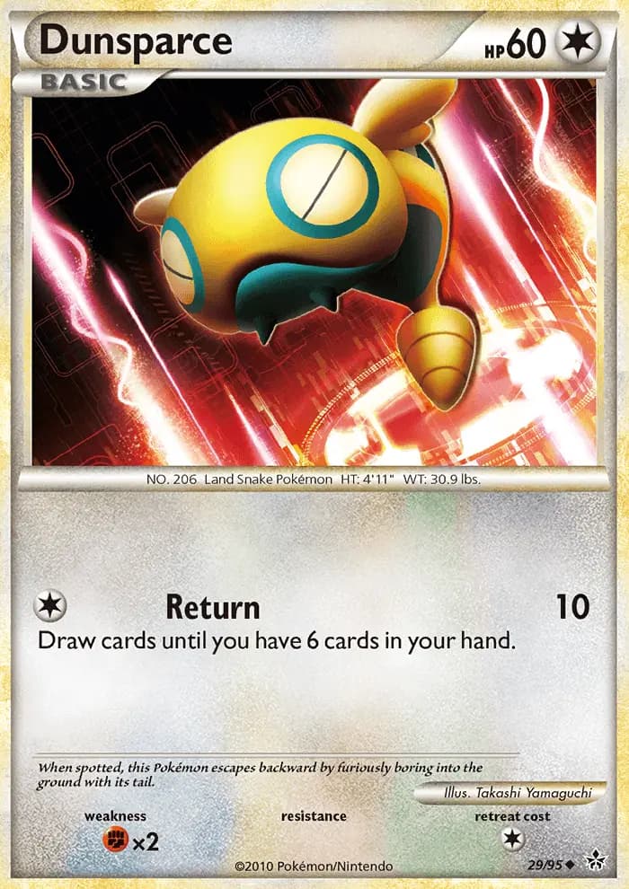 Dunsparce — Unleashed card #29