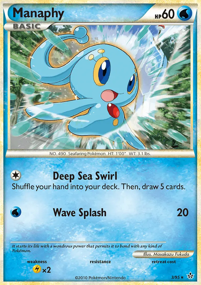 Manaphy — Unleashed card #3