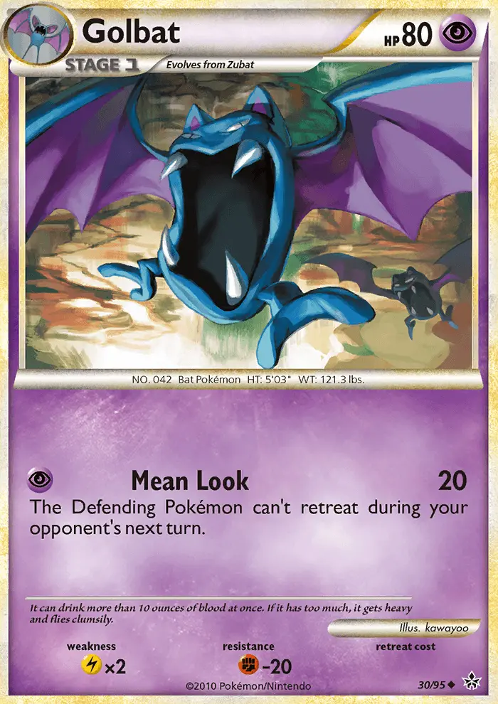 Golbat — Unleashed card #30