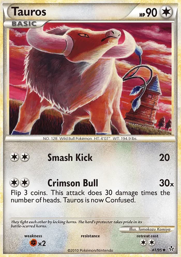 Tauros — Unleashed card #41